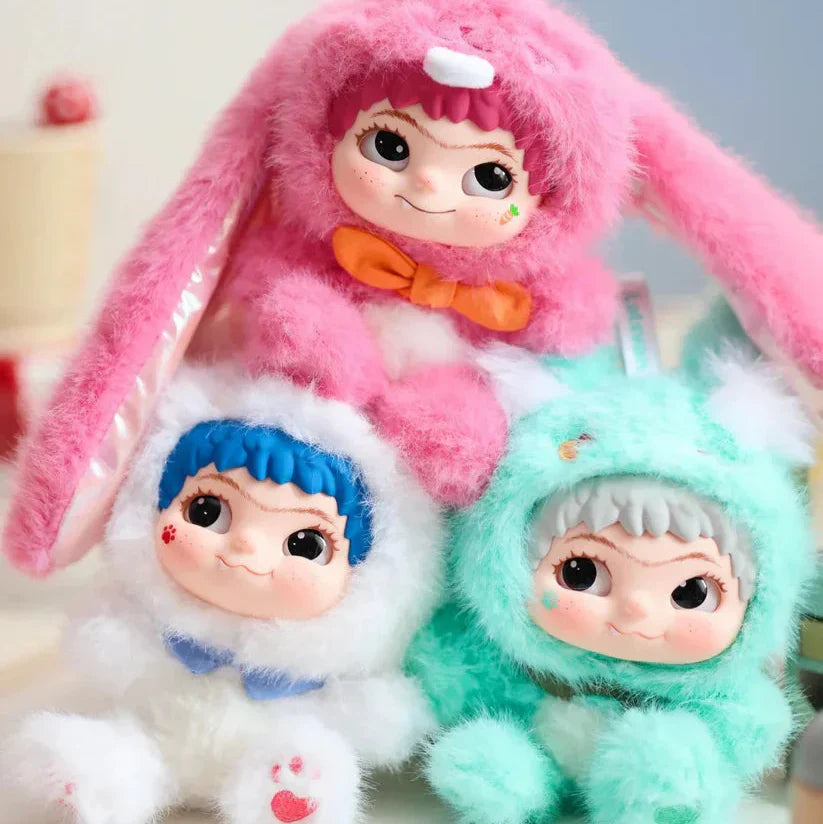 【T018】Wakuku-Fox&Bunny,Trick Or Treat Series Plush Blind Box