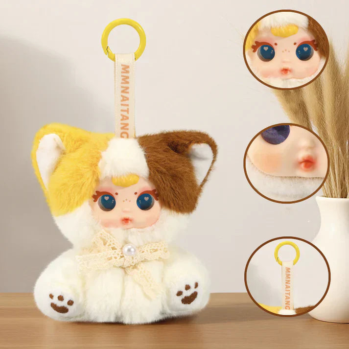 【T002】MM Milk Candy Naughty Cat Series Plush Pendant Dolls