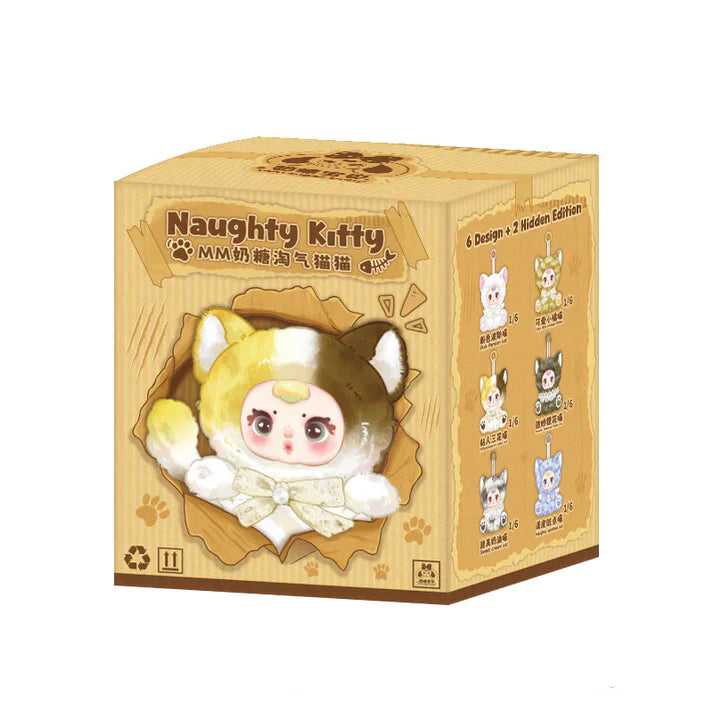 【T002】MM Milk Candy Naughty Cat Series Plush Pendant Dolls